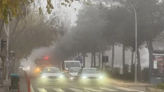 Diyarbakır’da sis nedeniyle görüş mesafesi düştü