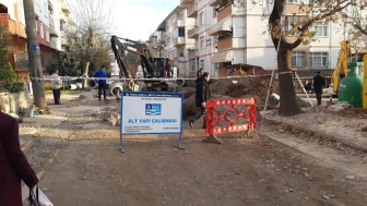 Kocaeli’de altyapı çalışması sırasında doğalgaz borusu patladı