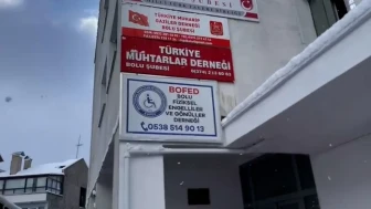 Bolu'da engelliler derneğinin masa ve sandalyeleri çalındı