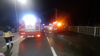 Rize’de bariyerlere çarpan otomobilde 1 kişi hayatını kaybetti, 1 kişi yaralandı