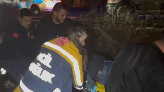 Sakarya'da otomobil tarlaya uçtu, sürücü hastaneye kaldırıldı