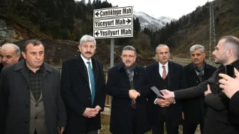 Trabzon'da Çamlıktepe'de afet bölgesini inceleyen başkan Genç çalışmaları hızlandıracak