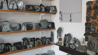 hatay'da 25 yıldır serpantin taşı işleyerek ekmeğini kazanan usta Ali Güler