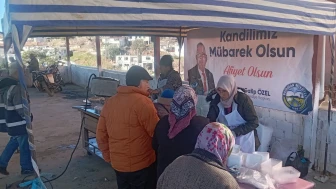 Bozdoğan Belediyesi vatandaşlara lokma ikram etti