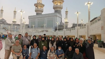 Denizlili umreciler Mekke'de Cin Mescidi ve Cennetü’l Muallâ ziyaretlerinde duygusal anlar yaşadı