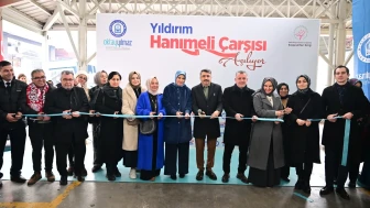 Yıldırım'da hanımeli çarşısı ile kadın girişimcilere sürdürülebilir gelir imkanı sunuldu