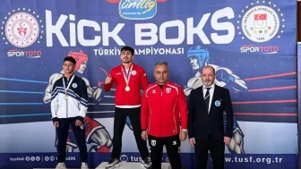 OMÜ kick boksta Türkiye şampiyonasında 1 altın ve 1 bronz madalya kazandı