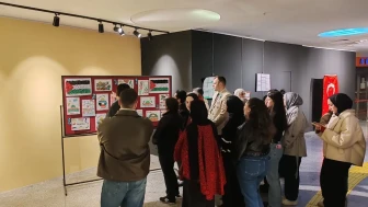 Kastamonu'da Filistin temalı sergiye yoğun ilgi gösterildi