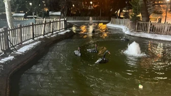 Ankara’da kar yağışının ardından hava sıcaklığı eksi 11 dereceye kadar düştü