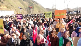 Giresun'da Gelevera Deresi kenarına yapılması planlanan çöp depolama alanına tepki