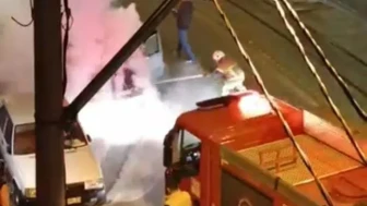Bursa’da seyir halindeki otomobil yanarak küle döndü
