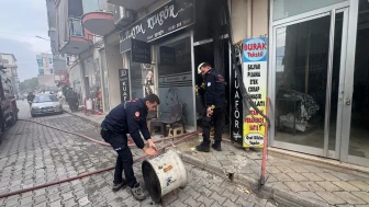 Muğla'nın Ortaca ilçesinde kuaförde çıkan yangın itfaiye ekipleri tarafından söndürüldü
