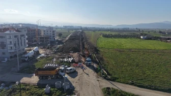 Manisa’da 2 milyar liralık altyapı projesi için çalışmalar hızla devam ediyor