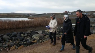 Ankara’da Pursaklar Belediyesi Gümüşoluk Göleti çalışmalarına devam ediyor