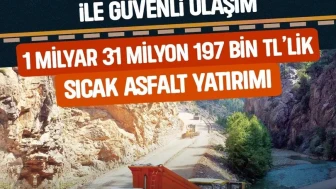 Kayseri’de 1 milyar TL’yi aşan asfalt yatırımıyla ulaşım güçlendi