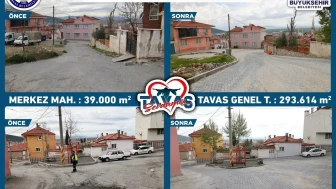 Tavas'ta 2024-2025 yıllarında 293 bin metrekare parke taşı ve 2 bin 300 metre