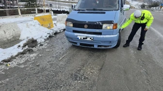Malatya’da kış lastiği denetimleri artırıldı