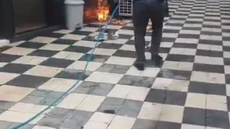 Bursa'nın İnegöl ilçesinde yazlık evde çıkan yangın paniğe neden oldu