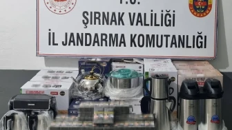 Şırnak'ta jandarma ekiplerince kaçakçılık operasyonunda 16 milyon liralık malzeme ele geçirildi
