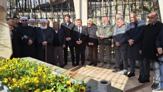 Çorum'da İskilipli Atıf Hoca vefatının 100'üncü yılında kabri başında anıldı