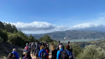 Aydın’da doğaseverler Arapapıştı Kanyonu’nda trekking etkinliğinde bir araya geldi