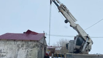 Ardahan'ın Göle ilçesinde köyün içme suyu şebekesindeki arıza giderildi