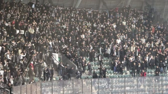 Beşiktaş tribününde yaşanan olaylara 15 taraftara adli işlem yapıldı
