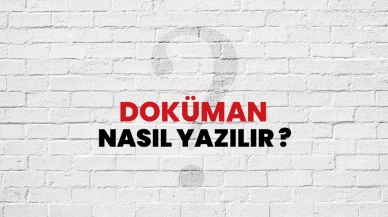 Doküman mı, Döküman mı? Hangisi Doğru?