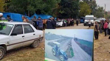 Adana’da Feci Kaza! Traktör Sulama Kanalına Devrildi