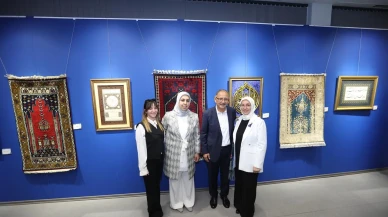 Büyükkılıç Neşe Özhaseki'nin Renklerin Dili sergisi açılışına katıldı