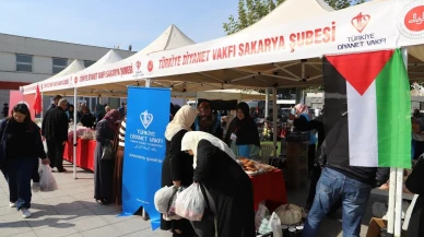 Sakarya’da Filistin için hayır panayırı düzenlendi