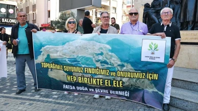 Giresun'da vahşi madencilik faaliyetlerine karşı eylem düzenlendi