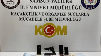 Samsun’da KOM ekipleri tefecilik ve silah ticareti operasyonu düzenledi
