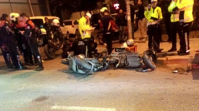 Tekirdağ'da motosikletli şüpheliler polisten kaçarken kaza yaptı ve 3 kişi yaralandı