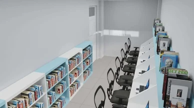 Aksu Uçak Okulu öğrencilerine modern kütüphane ve etüt odası kazandırıyor