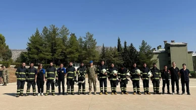 Şırnak’ta askeri personele yangın eğitimi verildi