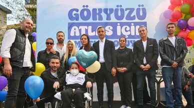 Atlas için Beşiktaş Belediyesi balon uçurma şenliği düzenledi