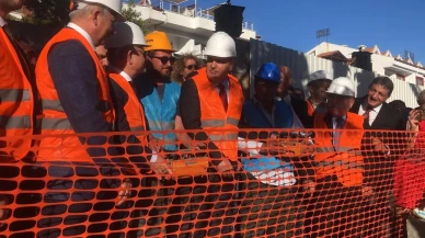 Muğla Valisi Akbıyık Datça'da hayırsever okulunun temelini attı