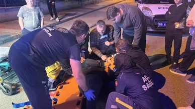 Samsun İlkadım'da motosiklet kazasında sürücü yaralandı