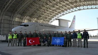 Milli Savunma Bakanlığı E-7T uçağı Romanya’da NATO görevini tamamladı