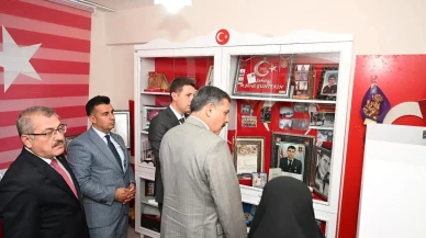 Erzurum Valisi Mustafa Çiftçi şehit annesi Nesrin Güntekin’i ziyaret etti