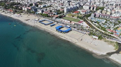 Moğolistan U16 plaj voleybolu milli takımı Alanya'da kampa girdi