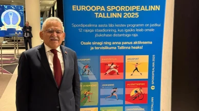 Başkan Büyükkılıç Tallinn Büyükelçisi Türkoğlu ile dünya spor başkenti görüşmesi yaptı