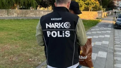 Kayseri'de polis ekipleri Narko-Okul uygulamasında 14 şahsı sorguladı