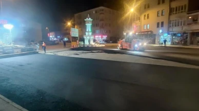 Kayseri Büyükşehir Belediyesi Pınarbaşı'nda asfalt çalışmalarını tamamladı