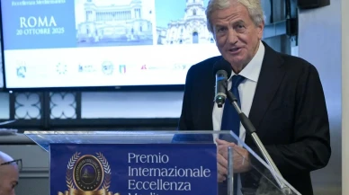 Kenan Yıldız, Servet Yardımcı ve Jose Mourinho roma'da ödül aldı