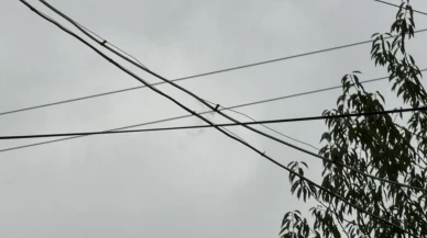 Düzce’de yağış nedeniyle kablolardan çıkan kıvılcım itfaiyeyi harekete geçirdi