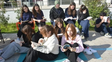 Ünye Fen Lisesi'nde 572 öğrenci kitap okuma etkinliğine katıldı