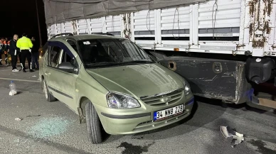 Sultangazi’de kontrolden çıkan tır 5 araca çarptı 1 yaralı