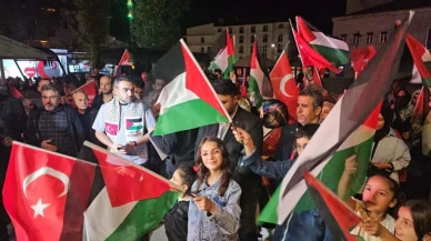 Elazığ'da Sumud Filosu'na müdahale protesto edildi